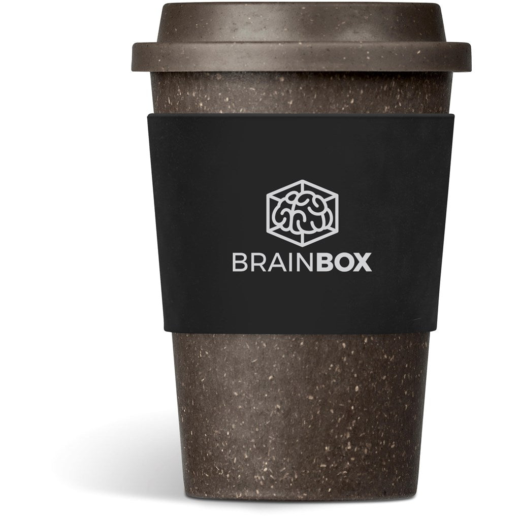 Kooshty Brown Bean Plastic Double-Wall Tumbler – 400ml
