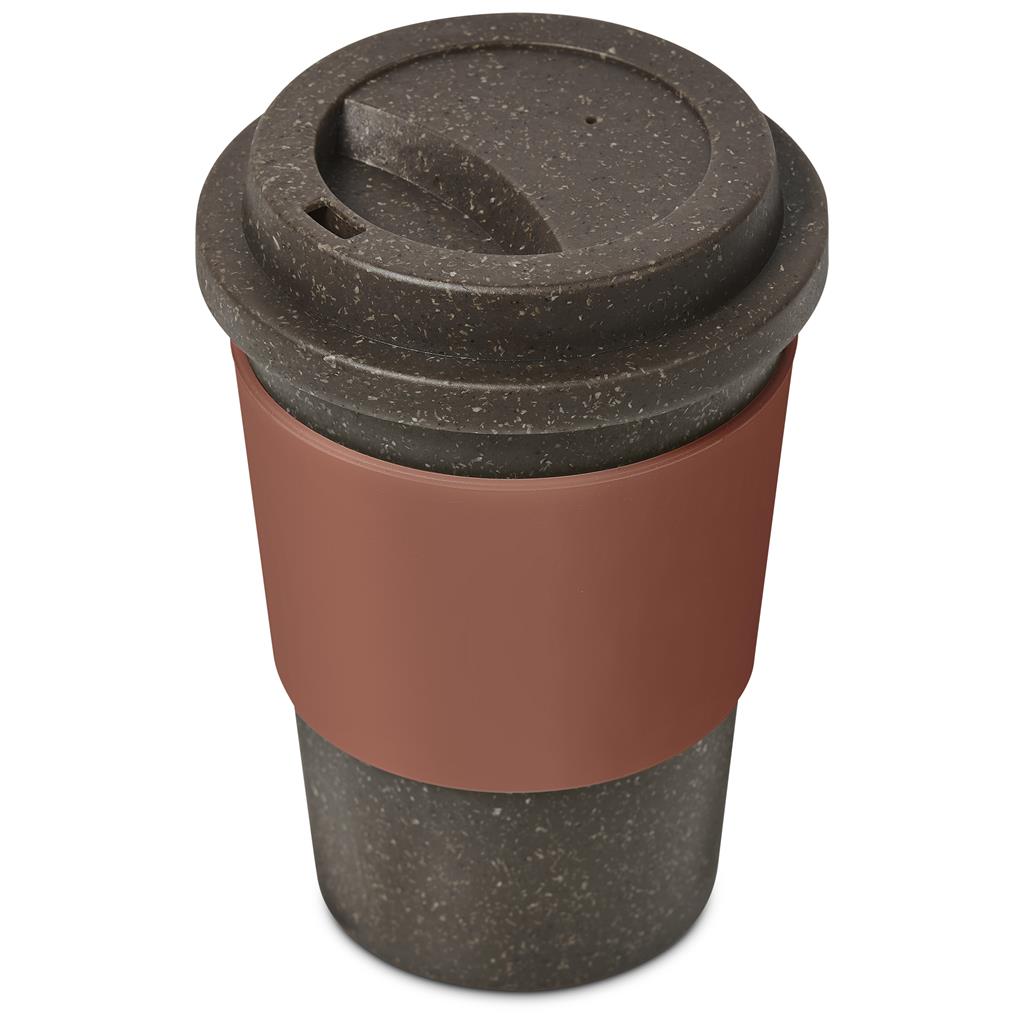 Kooshty Brown Bean Plastic Double-Wall Tumbler – 400ml