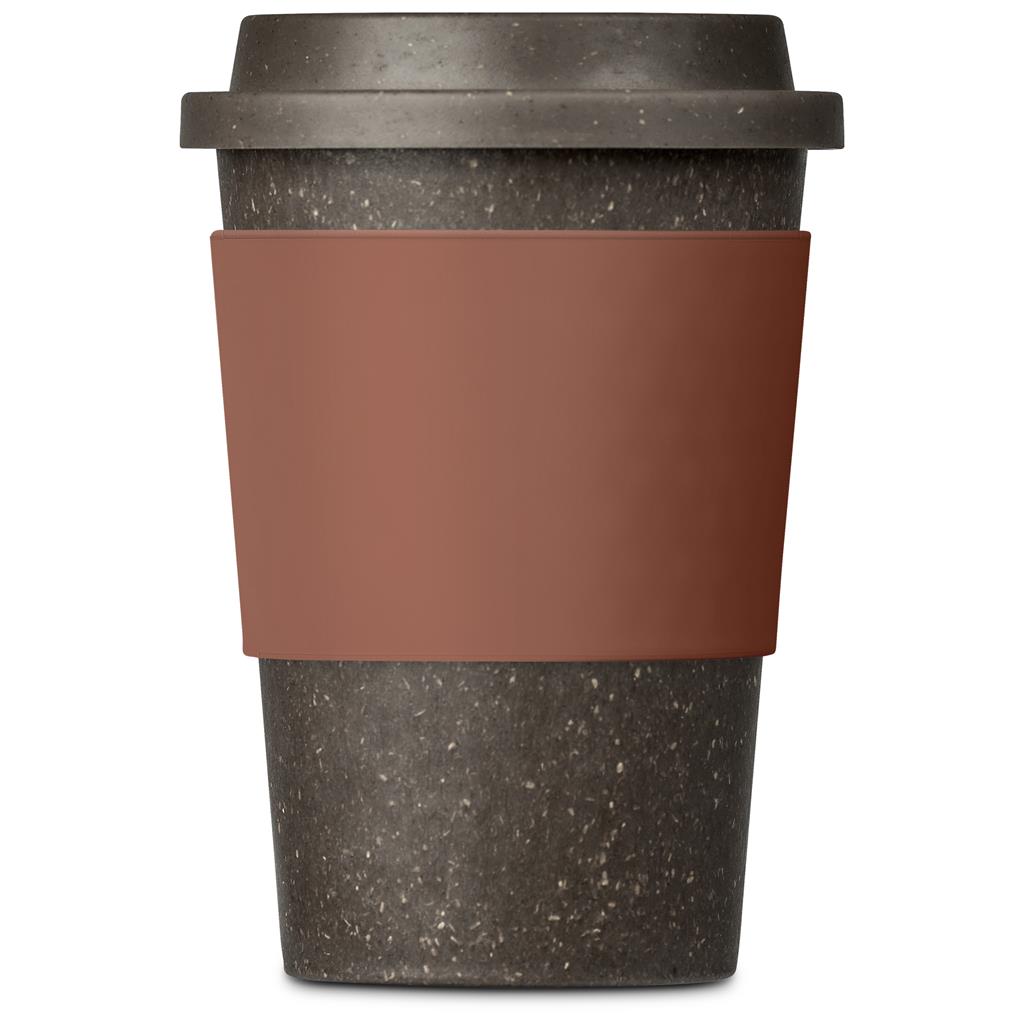 Kooshty Brown Bean Plastic Double-Wall Tumbler – 400ml