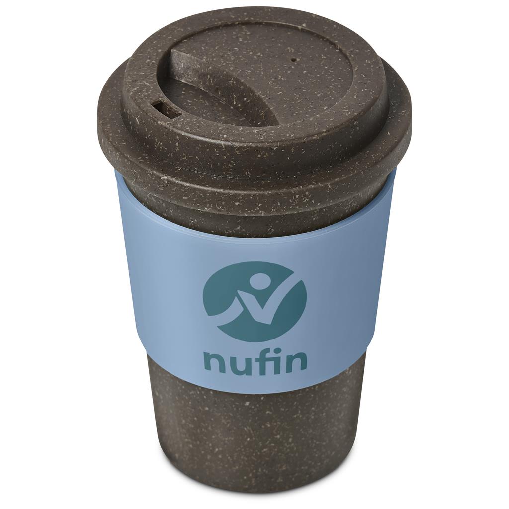 Kooshty Brown Bean Plastic Double-Wall Tumbler – 400ml