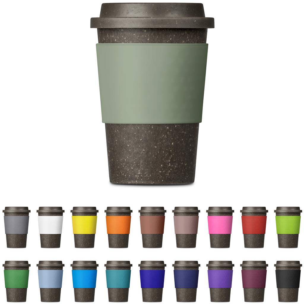 Kooshty Brown Bean Plastic Double-Wall Tumbler – 400ml