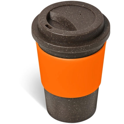 Kooshty Brown Bean Plastic Double-Wall Tumbler – 400ml