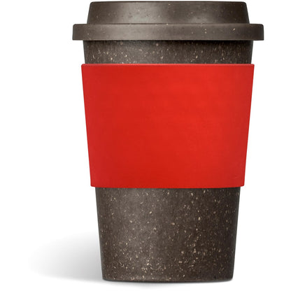 Kooshty Brown Bean Plastic Double-Wall Tumbler – 400ml
