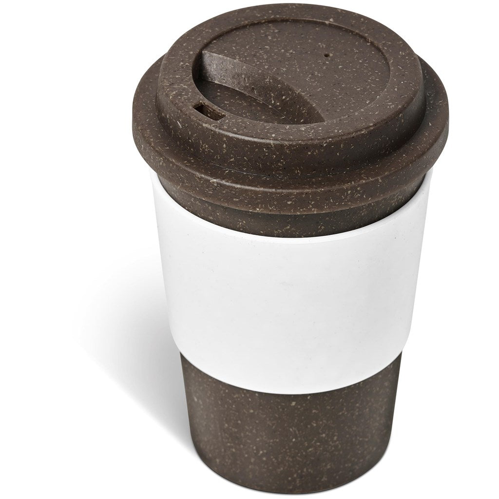 Kooshty Brown Bean Plastic Double-Wall Tumbler – 400ml