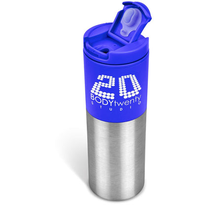 Kooshty Typhoon Stainless Steel & Plastic Double-Wall Tumbler - 450ml