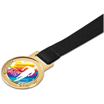 Altitude Achiever Medal With Black Petersham Lanyard