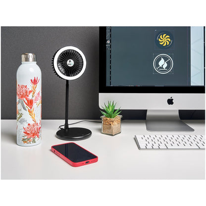 Altitude Light Breeze LED Ring Light Desk Fan
