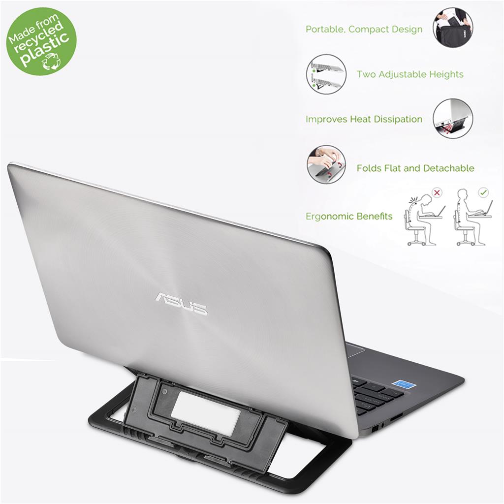Okiyo Eezigo Recycled Plastic Portable Laptop Stand