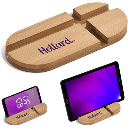 Okiyo Kurosu Bamboo Phone Stand