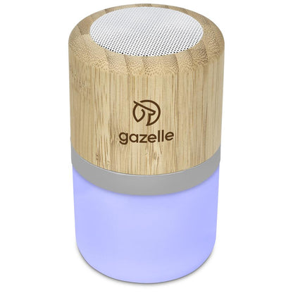 Okiyo Heiwa Bamboo Bluetooth Speaker & Night Light