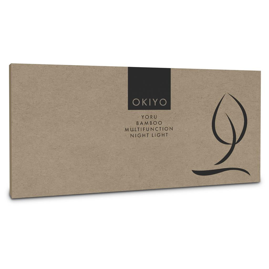 Okiyo Yoru Bamboo Wireless Charger & Night Light