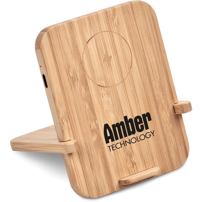 Okiyo Noryoku Bamboo Wireless Charging Phone Stand