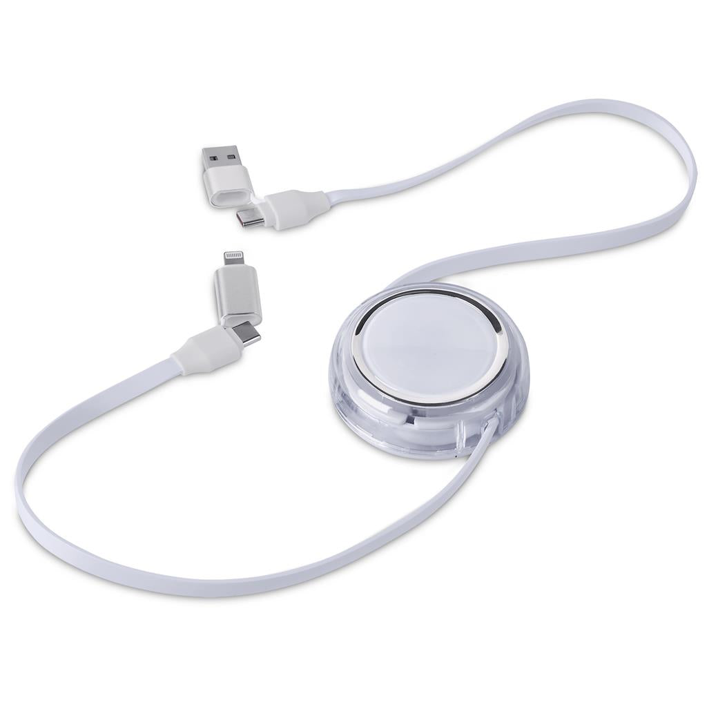 Swiss Cougar Luanda 4-in-1 Retractable Fast Charge 240W PD Cable