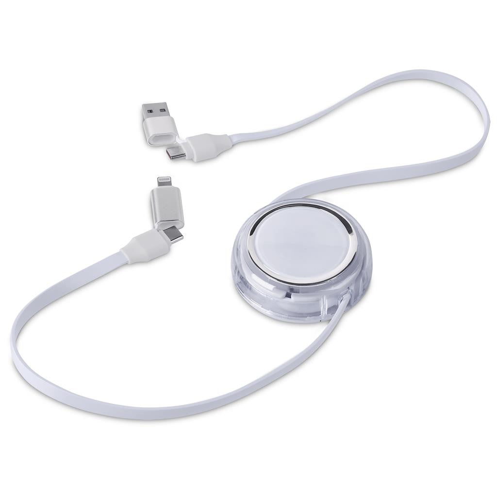 Swiss Cougar Luanda 4-in-1 Retractable Fast Charge 240W PD Cable
