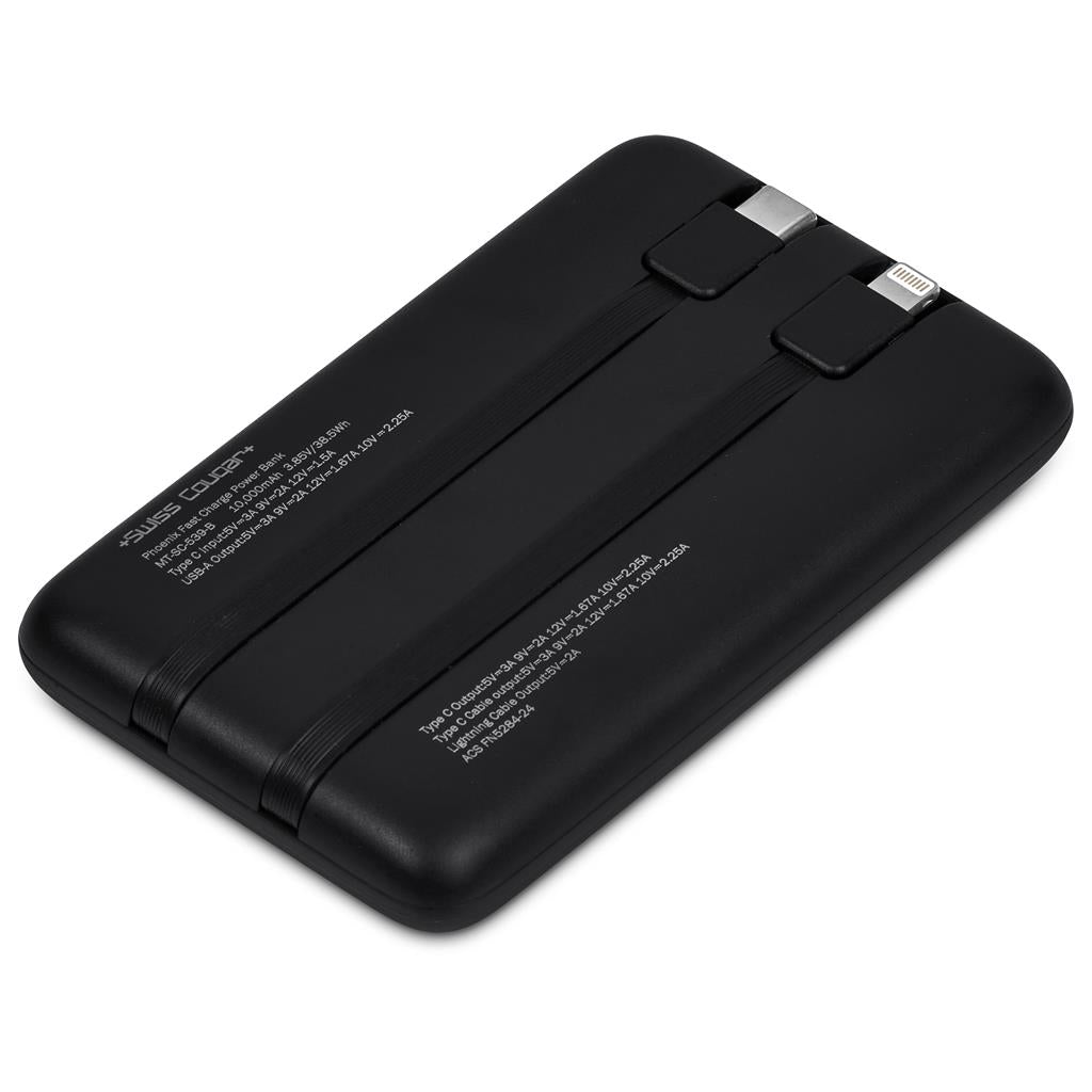 Swiss Cougar Phoenix Fast Charge 22.5W Power Bank - 10,000mAh