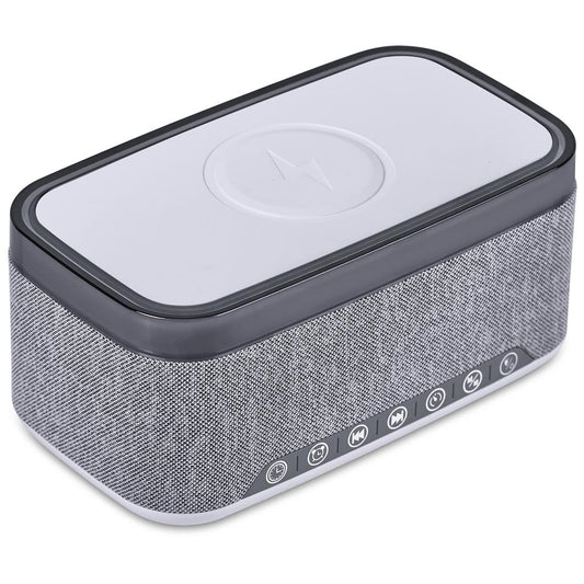 Serendipio Cumberland 10W Bluetooth Speaker Wireless Charger & Clock