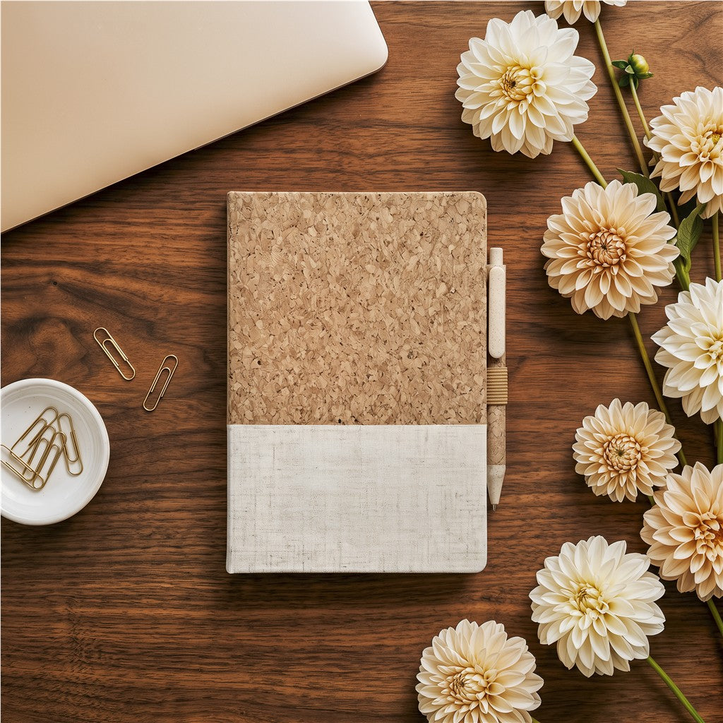Okiyo Cardon Cork Notebook & Pen Set