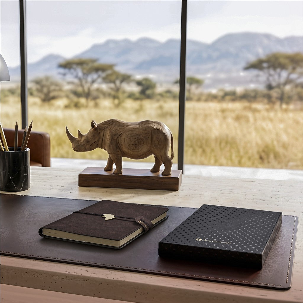 Andy Cartwright Afrique Cowskine A5 Soft Cover Notebook