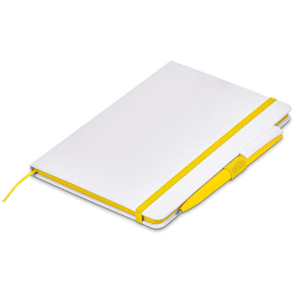 Altitude Tundra A5 Hard Cover Notebook - Yellow