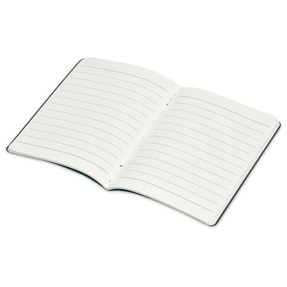 Okiyo Emika FSC Certified Paper A6 Soft Cover Notebook - Dark Green