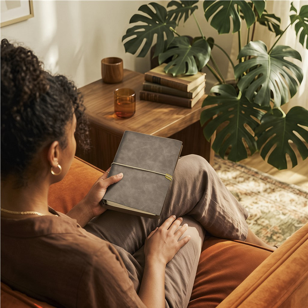 Serendipio Heritage Refillable A5 Ring-Bound Notebook