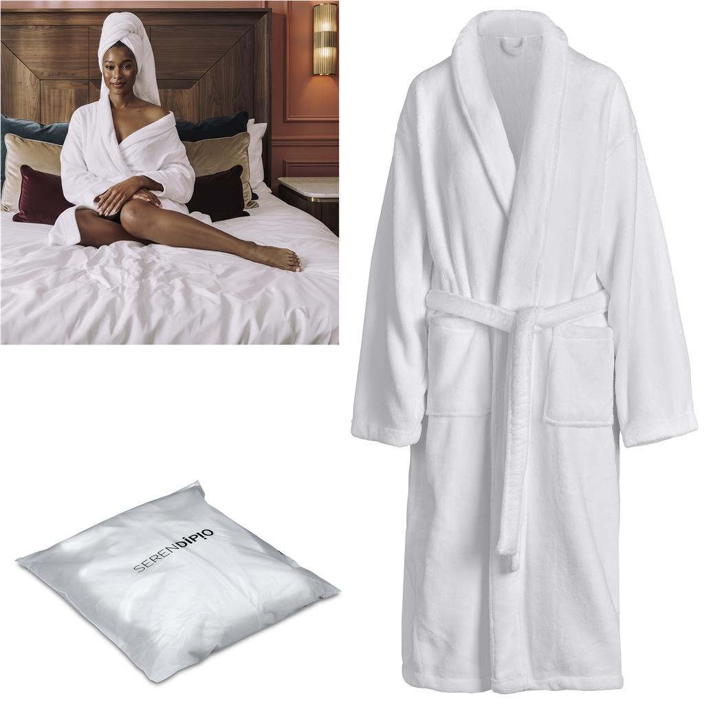 Serendipio Langham Ladies Coral Fleece Bathrobe