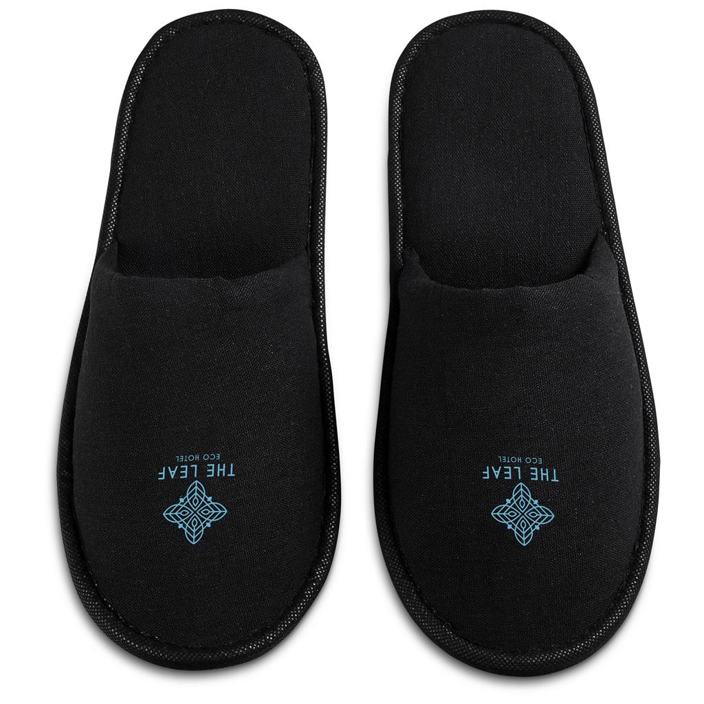 Serendipio Be Our Guest Linen Slippers