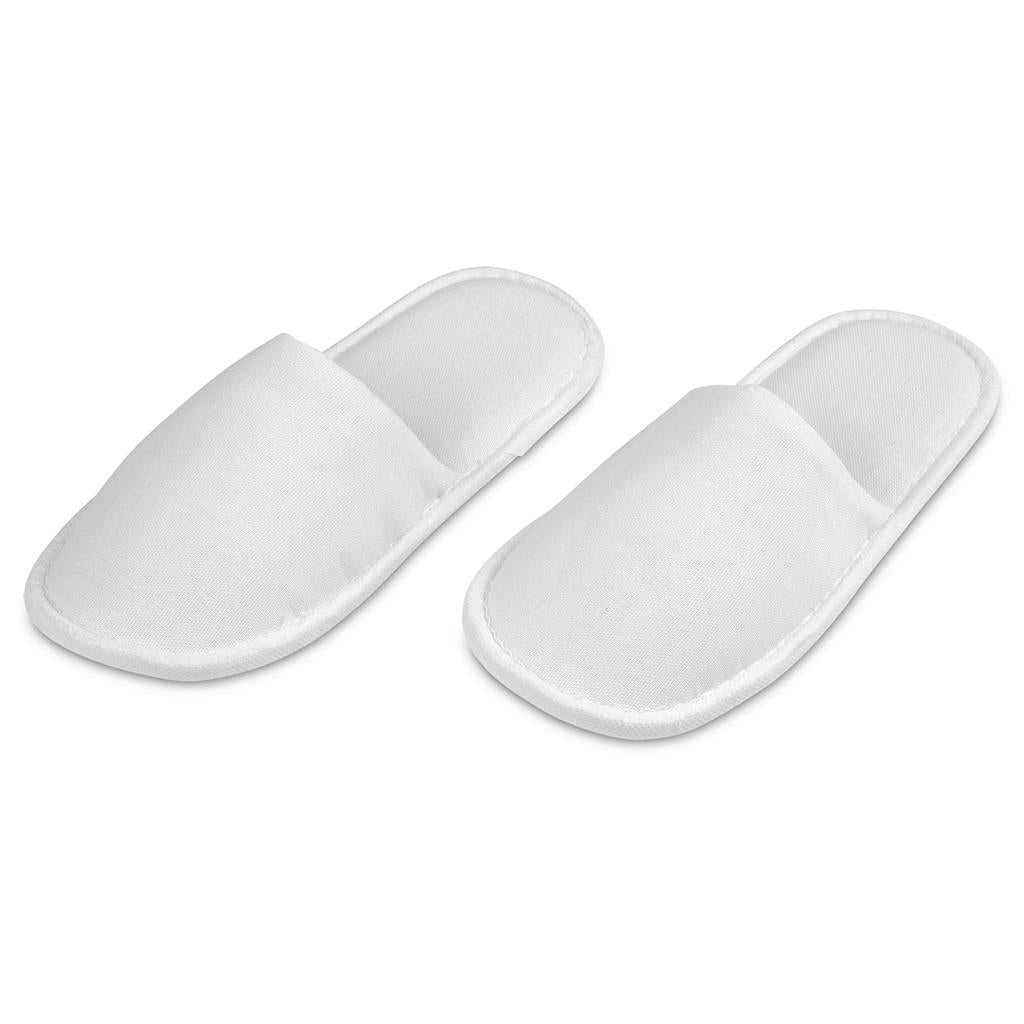 Serendipio Be Our Guest Linen Slippers