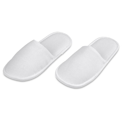 Serendipio Be Our Guest Linen Slippers