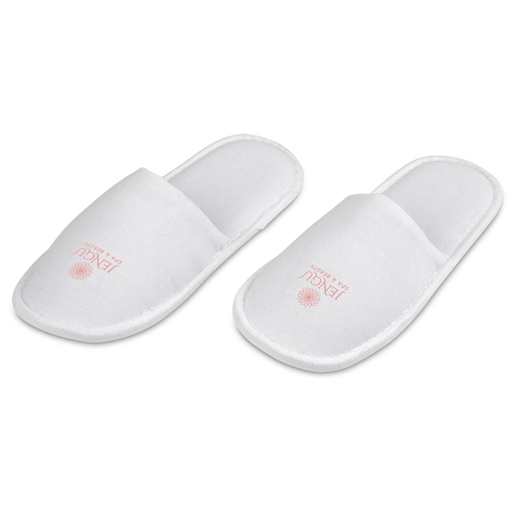 Serendipio Be Our Guest Linen Slippers