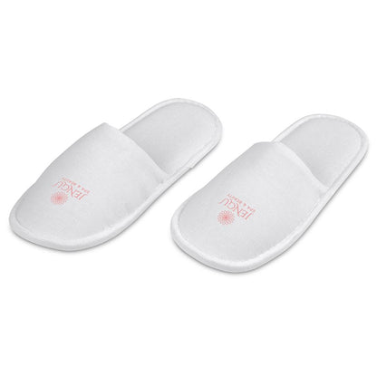 Serendipio Be Our Guest Linen Slippers
