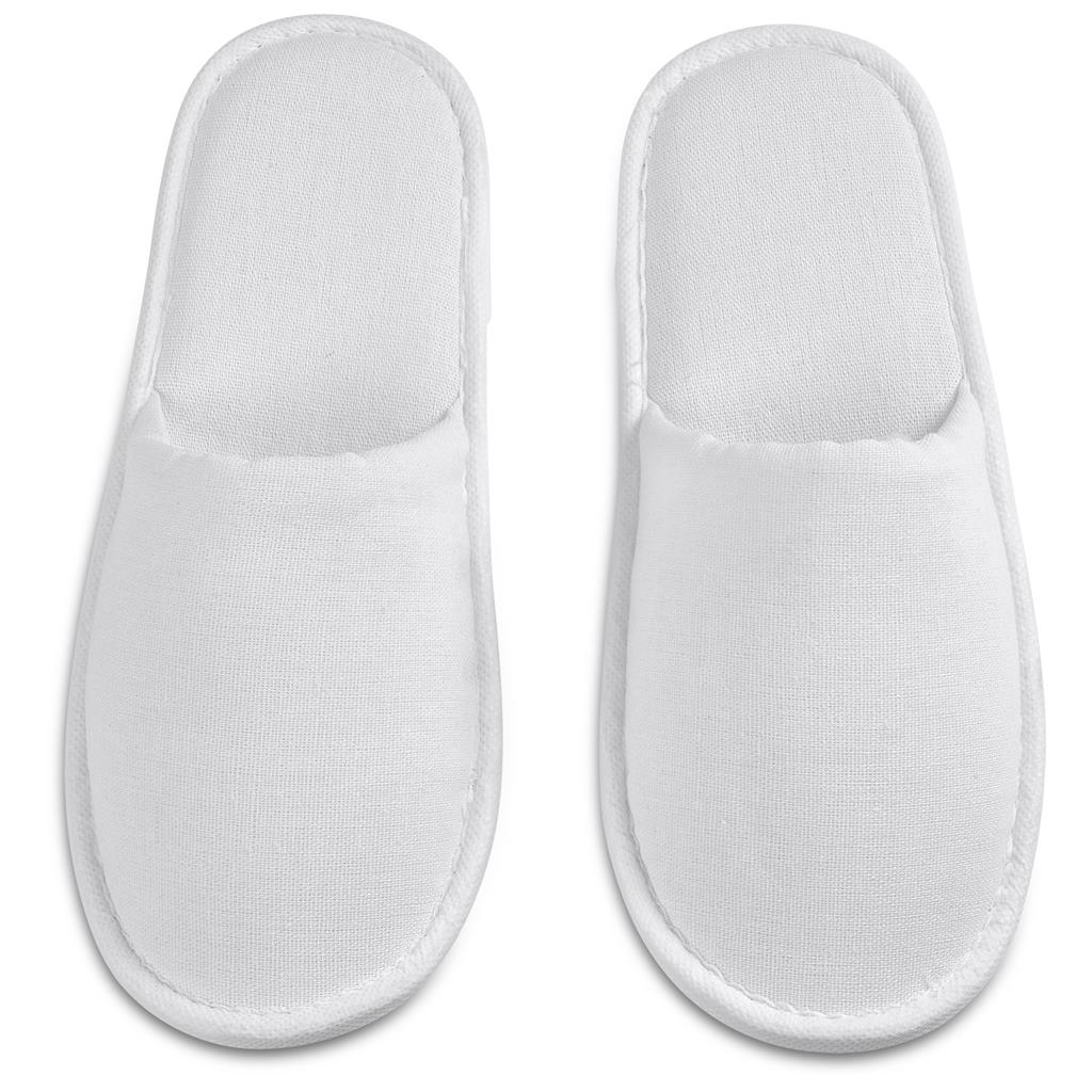 Serendipio Be Our Guest Linen Slippers