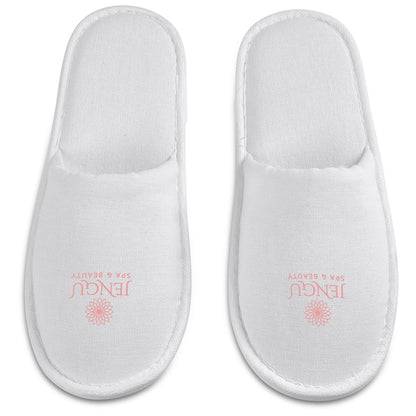Serendipio Be Our Guest Linen Slippers