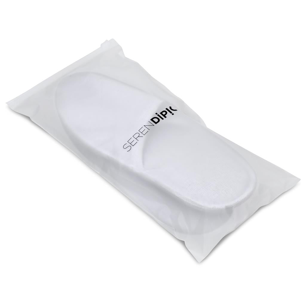 Serendipio Be Our Guest Linen Slippers