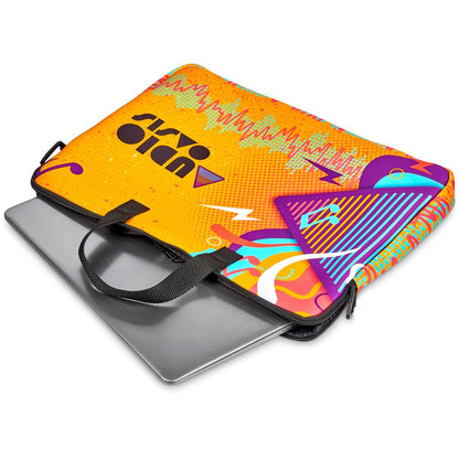 Pre-Printed Sample Hoppla Nimbus Neoprene Laptop Sleeve with Handles & Shoulder Strap – 15 -16 inch