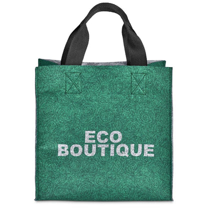 Pre-Printed Sample Hoppla Loopa Recycled PET Felt Tote Bag