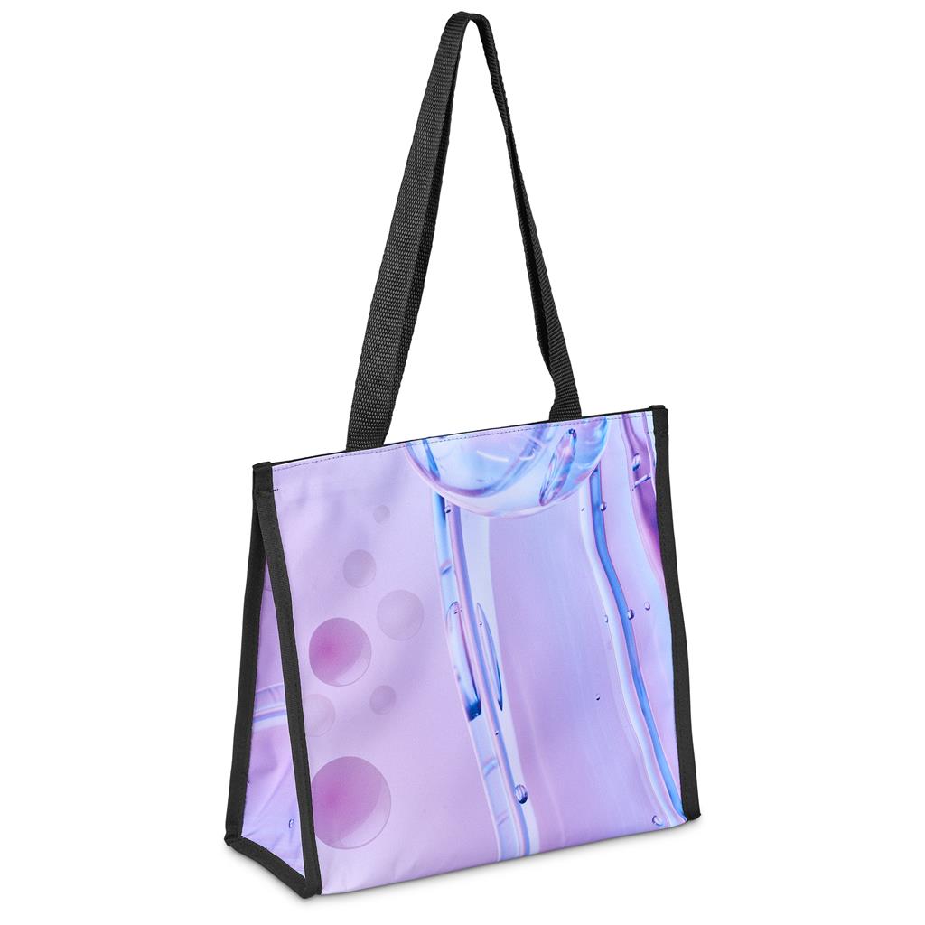 Pre-Printed Sample Hoppla Novaya Small Polyester Tote Cooler Bag