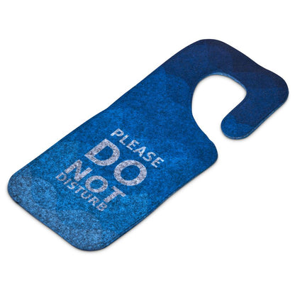 Pre-Printed Sample Hoppla Hangit RPET Felt Door Hanger