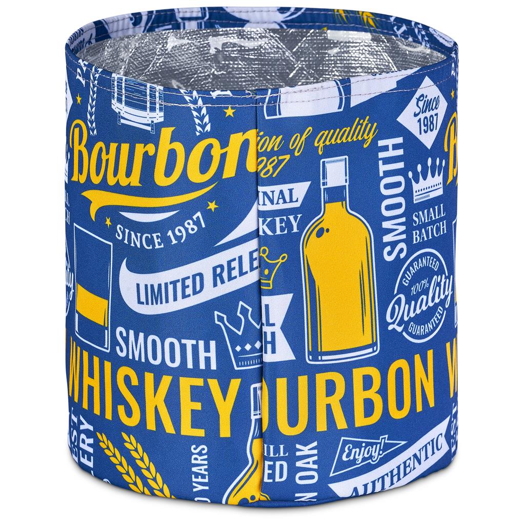 Pre-Printed Sample Hoppla Coldford Polyester Collapsible Ice Bucket