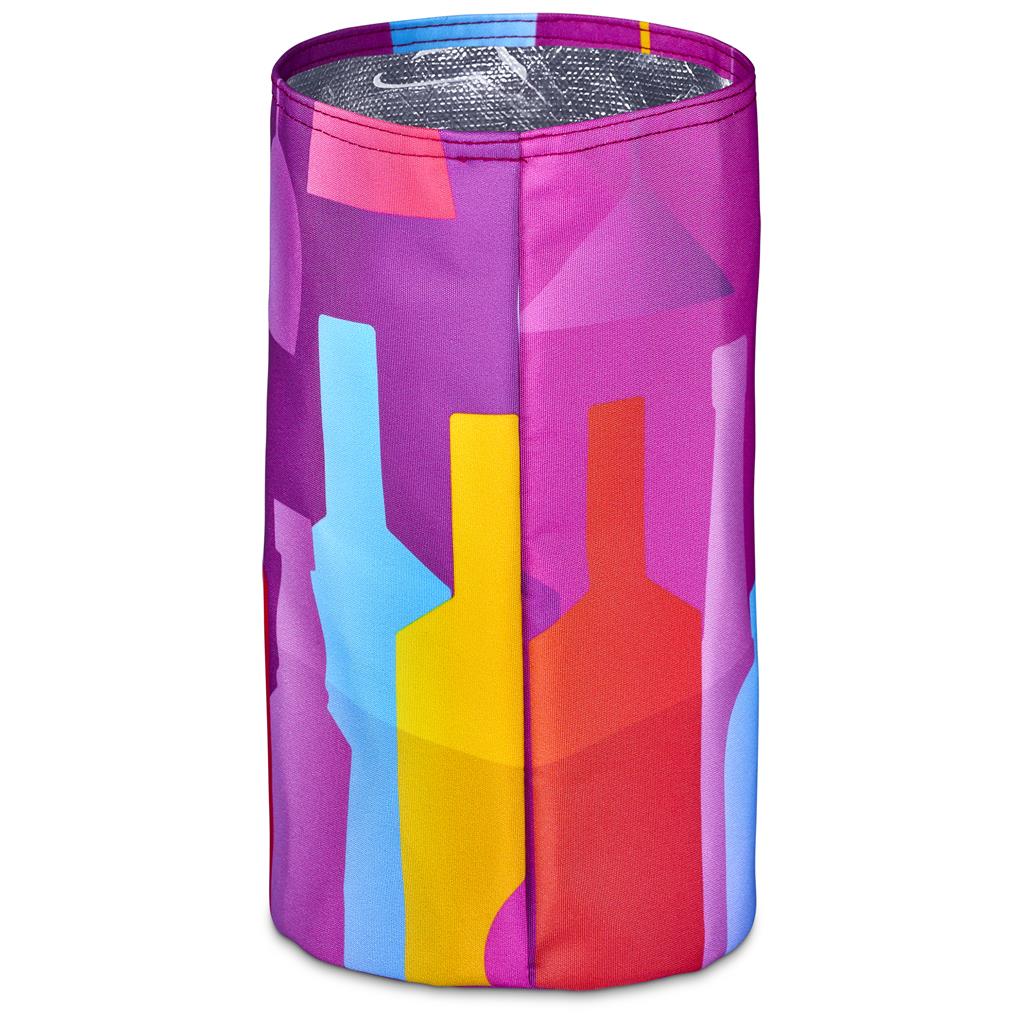 Pre-Printed Sample Hoppla Vinelle Polyester Collapsible Ice Bucket