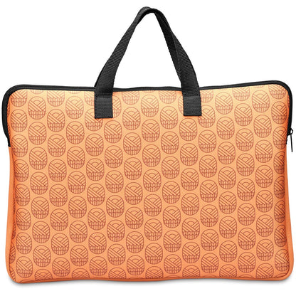 Pre-Printed Sample Hoppla Cloud Neoprene Laptop Sleeve with Handles – 15 -16 inch