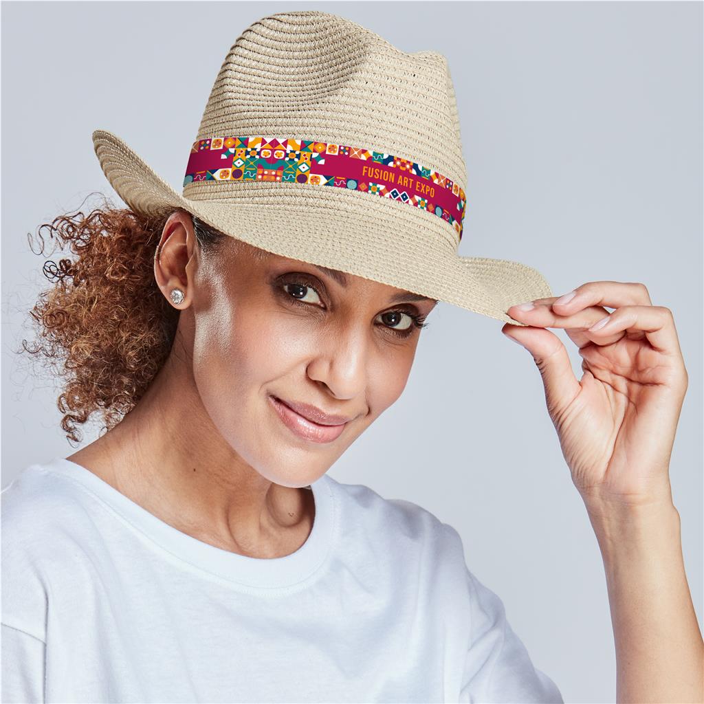 Pre-Printed Sample Bruno Fedora Hat