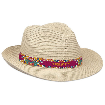 Pre-Printed Sample Bruno Fedora Hat