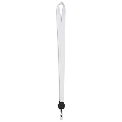 Altitude Sample Retractable Badge Reel Single-Sided Sublimation Satin Lanyard