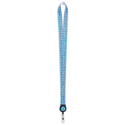 Altitude Sample Retractable Badge Reel Single-Sided Sublimation Satin Lanyard