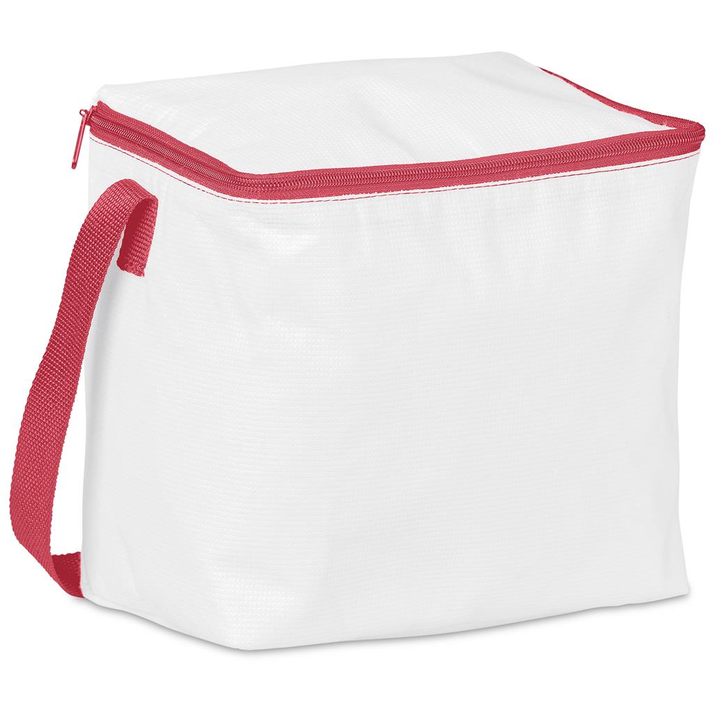 Pre-Production Sample Hoppla Quebec Recycled PET Stitch-Bond 12 Can Cooler