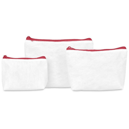Pre-Production Sample Hoppla Leanne Recycled PET Stitch-Bond Midi Toiletry Bag