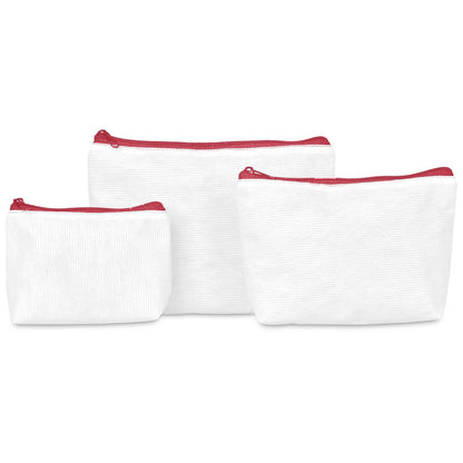 Pre-Production Sample Hoppla Leanne Recycled PET Stitch-Bond Maxi Toiletry Bag