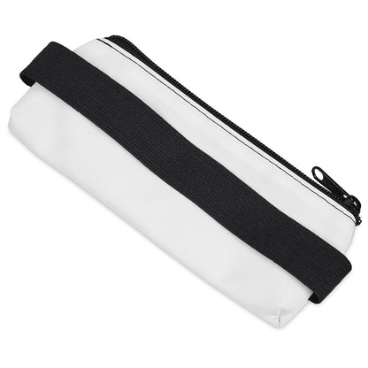 Pre-Production Sample Hoppla Lagoon Polyester Pencil Case To Fit Over An A5 Notebook
