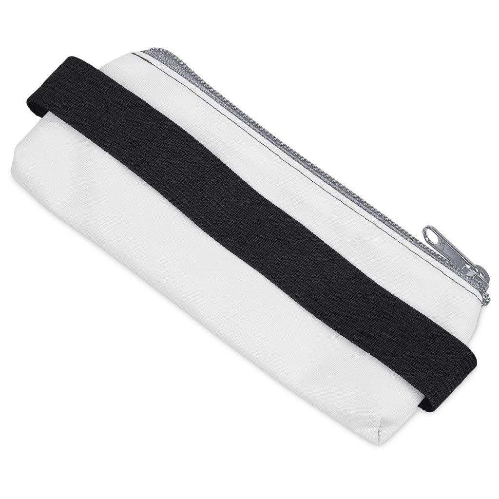 Pre-Production Sample Hoppla Lagoon Polyester Pencil Case To Fit Over An A5 Notebook